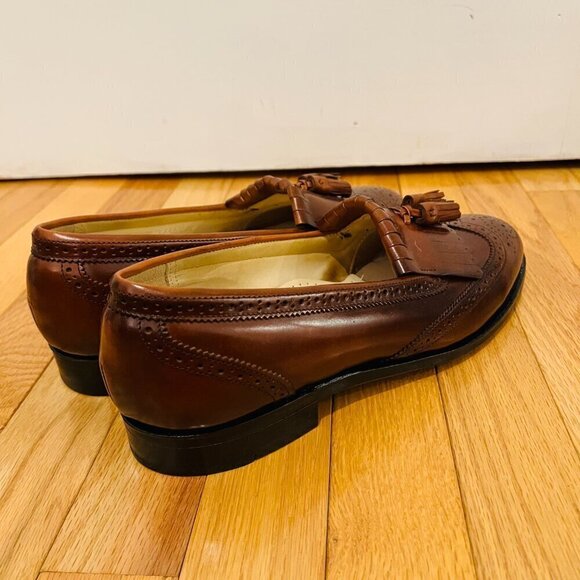 NEW Bostonian Classics Men\'s Shoes 9.5 Tassel Loafers Kiltie Burgundy Slip On main image 10